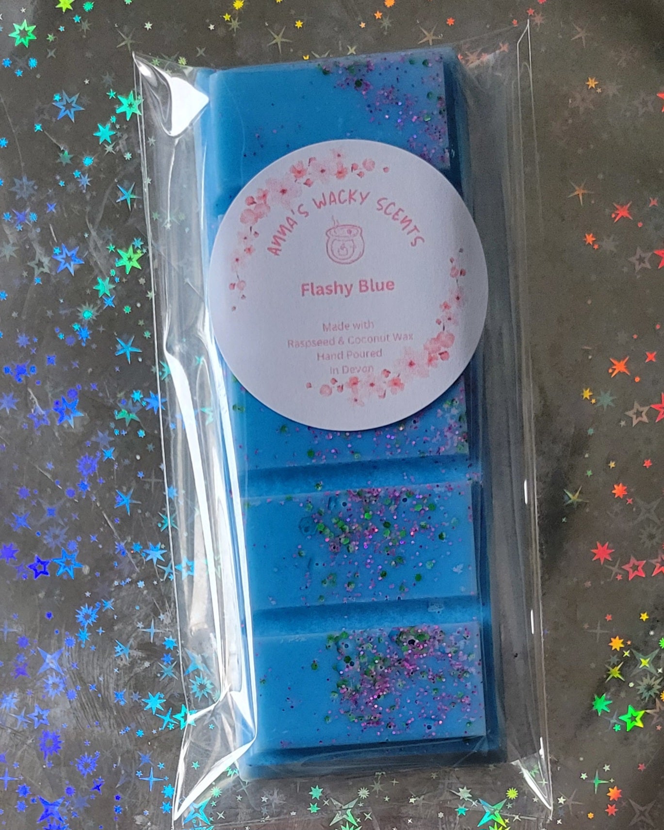 Flashy Blue Snap Bar Wax Melts