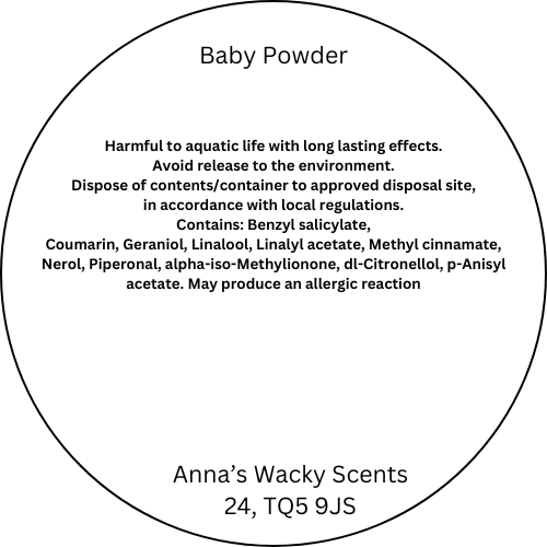 Baby Powder Snap Bar Wax Melts