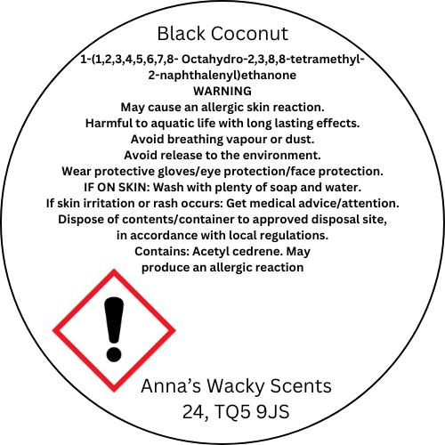Black Coconut Snap Bar Wax Melts