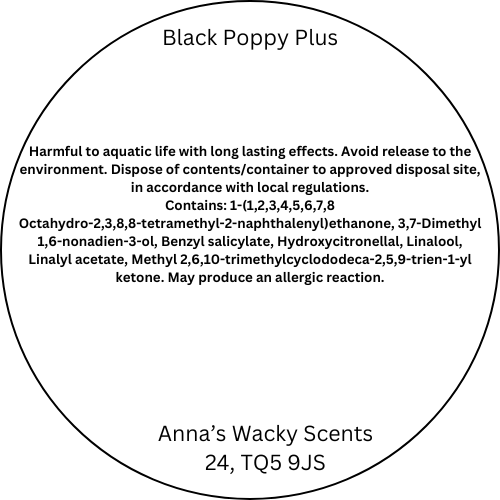 Black Poppy Plus Odouraze Bar Wax Melts