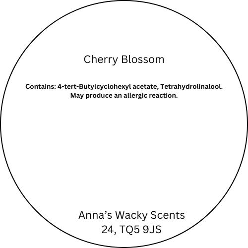 Cherry Blossom Snap Bar Wax Melts