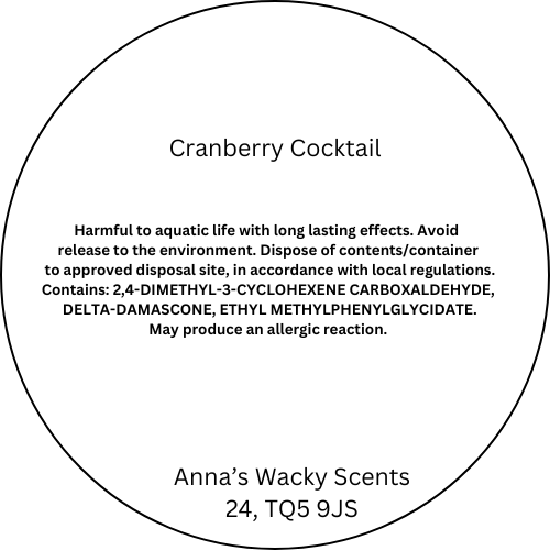 Cranberry Cocktail Simmering Granules