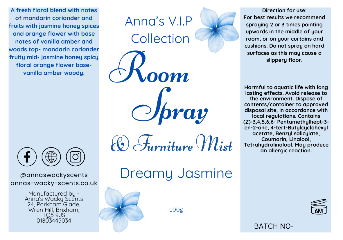 Dreamy Jasmine Room Spray