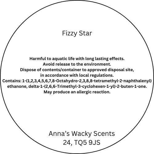 Fizzy Star Snap Bar Wax Melts