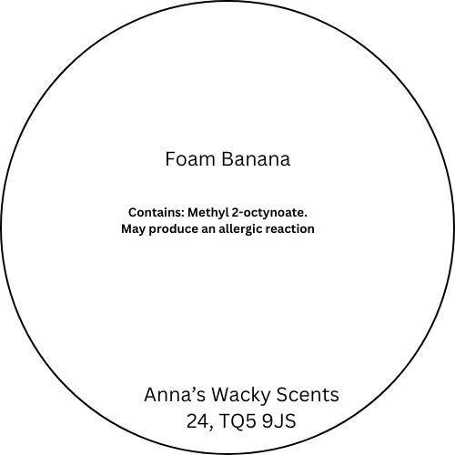 Foam Banana Snap Bar Wax Melts