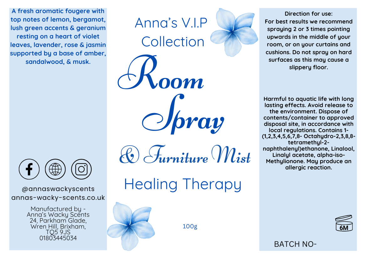 Healing Therapy Room Spray