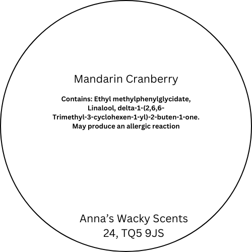 Mandarin & Cranberry Snap Bar Wax Melts
