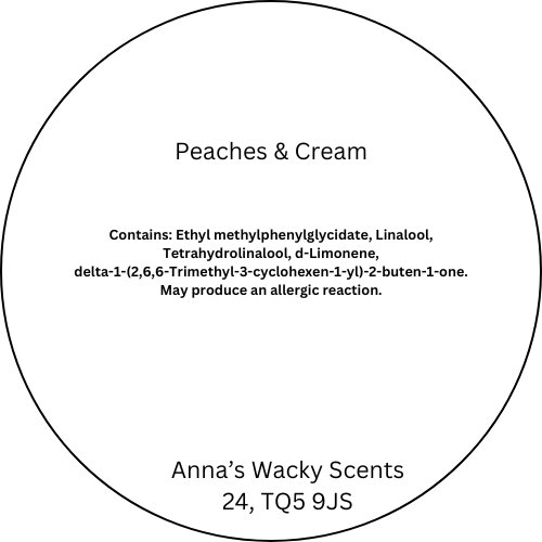 Peaches & Cream Snap Bar Wax Melts