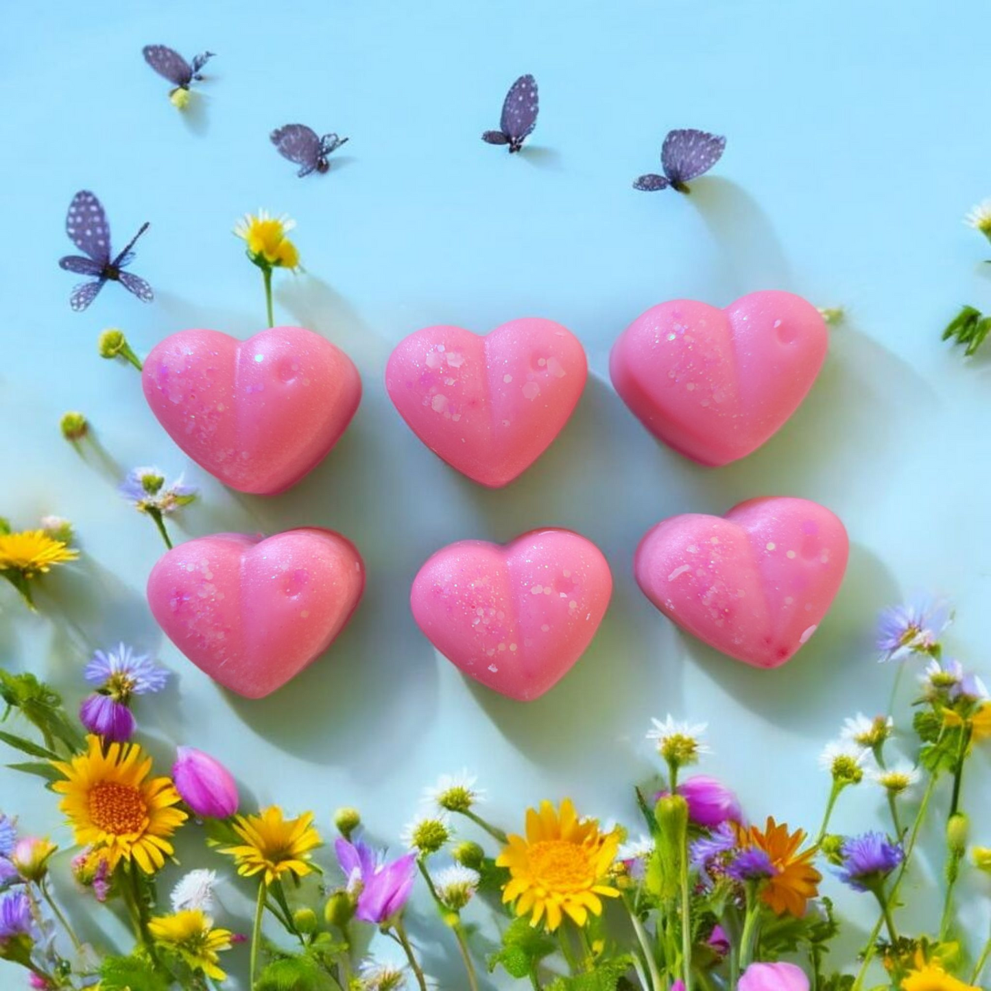 Marshmallow & Candyfloss Heart Wax Melts