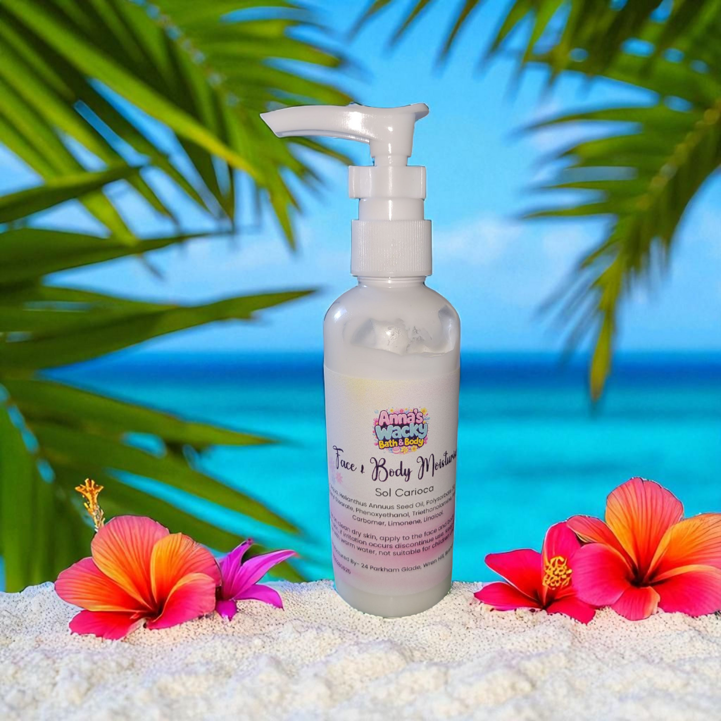 Face & Body Moisturiser - 100g Pump Bottle