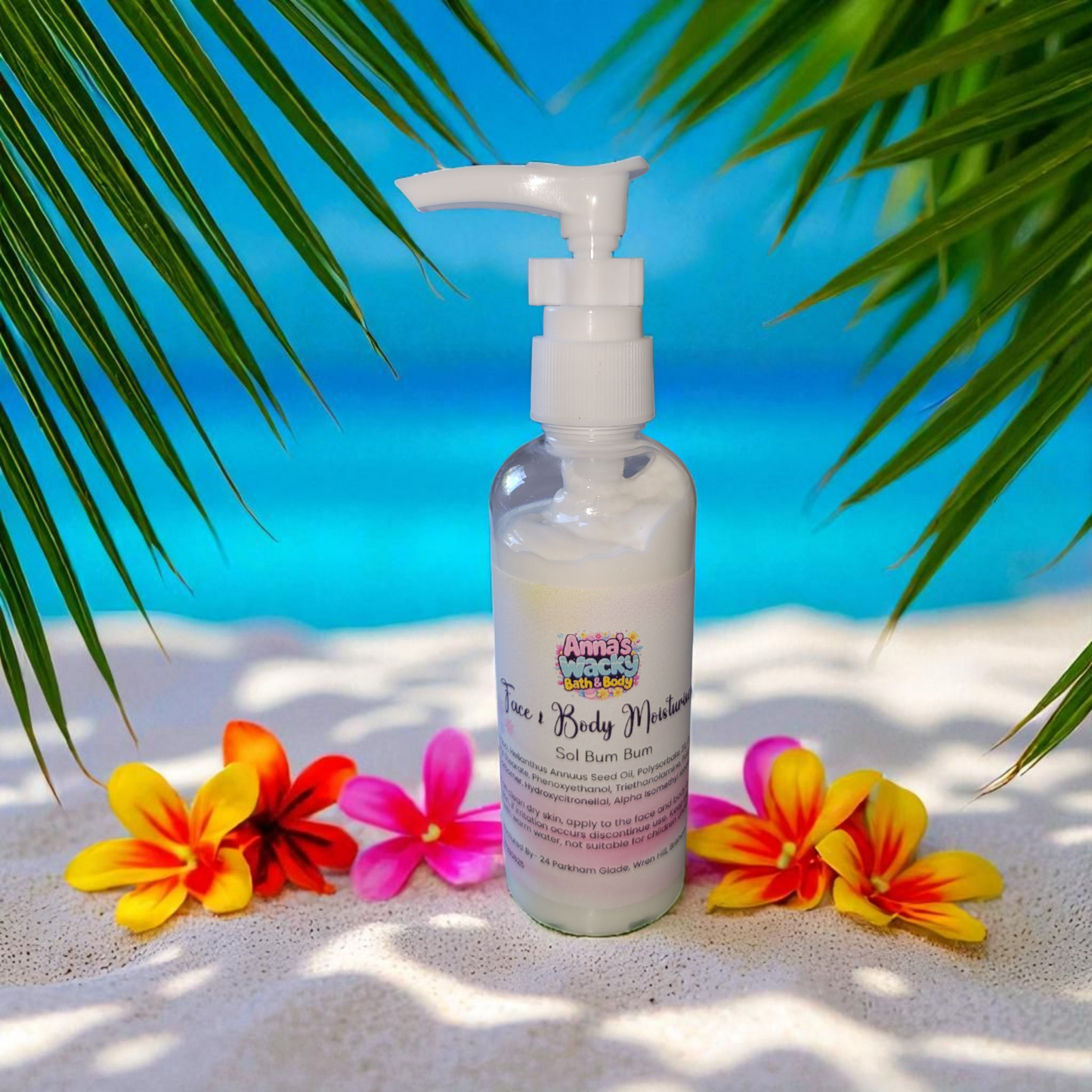 Face & Body Moisturiser - 100g Pump Bottle