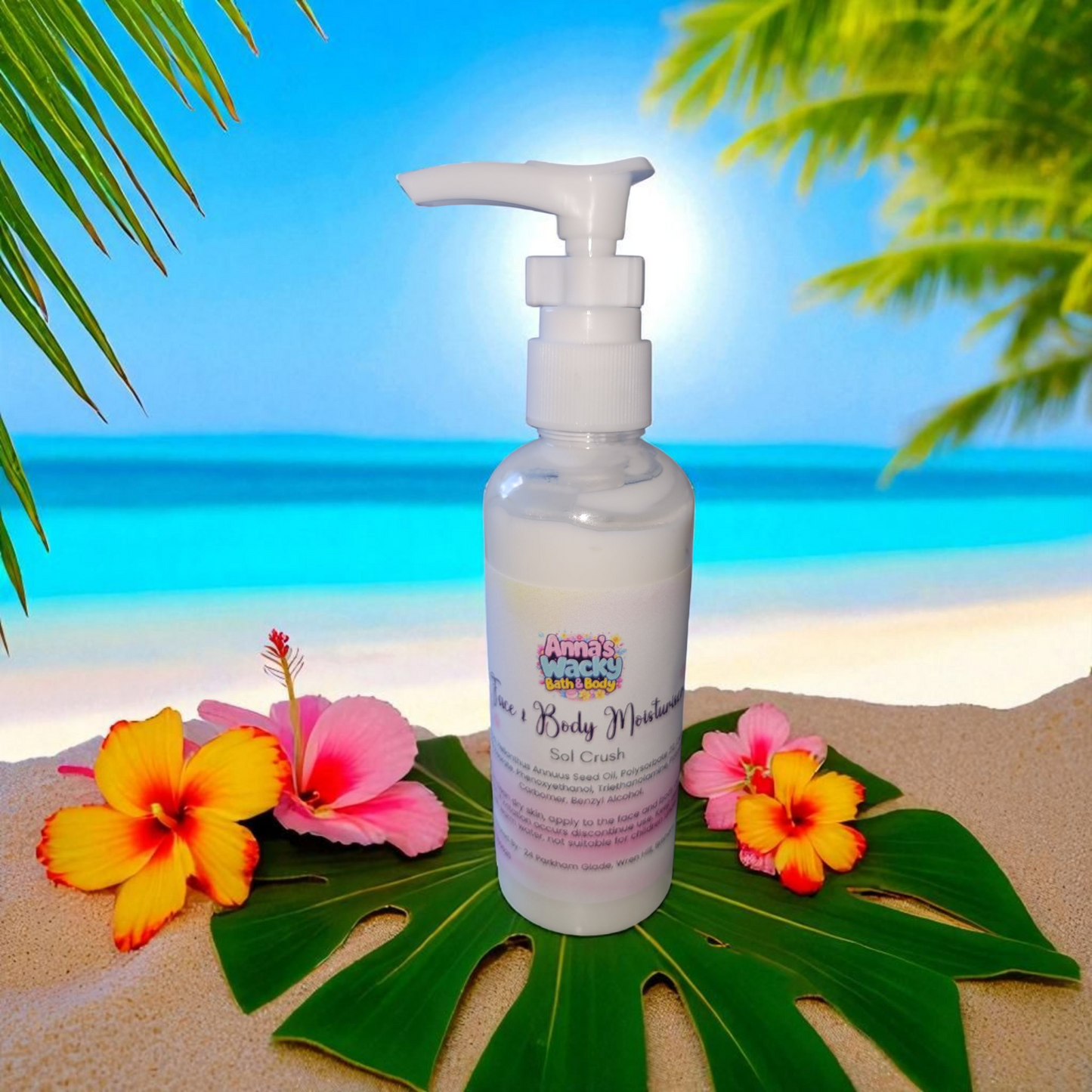 Face & Body Moisturiser - 100g Pump Bottle