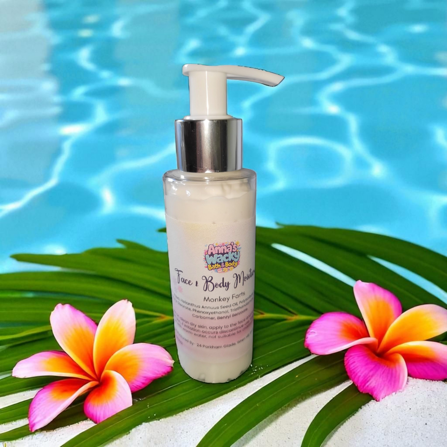 Face & Body Moisturiser - 100g Pump Bottle