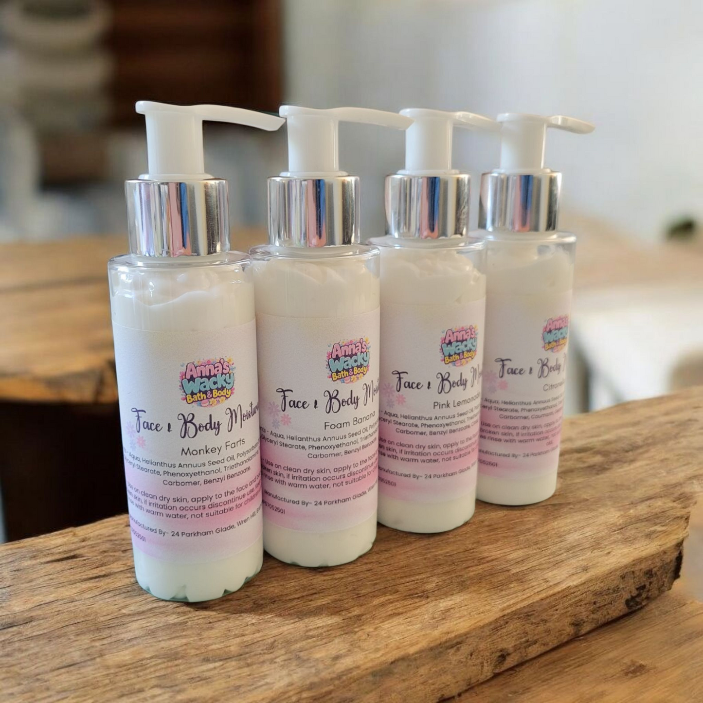 Face & Body Moisturiser - 100g Pump Bottle
