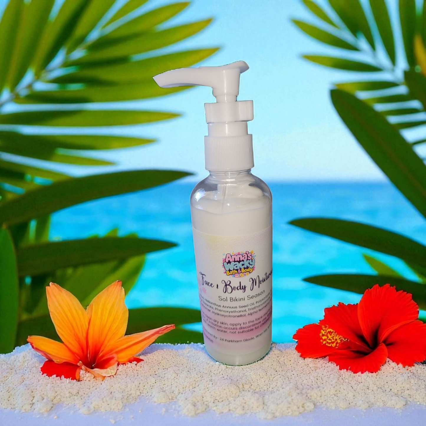 Face & Body Moisturiser - 100g Pump Bottle