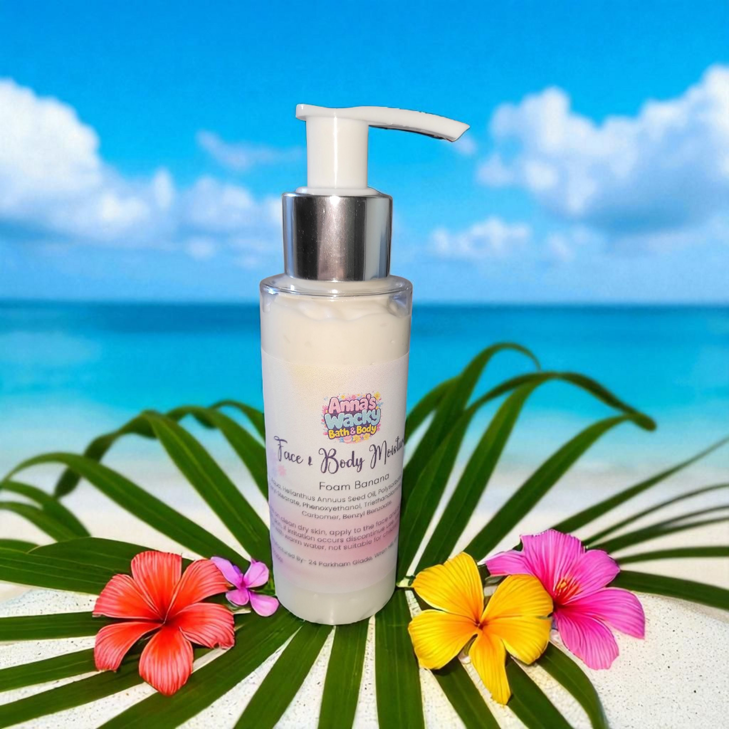 Face & Body Moisturiser - 100g Pump Bottle