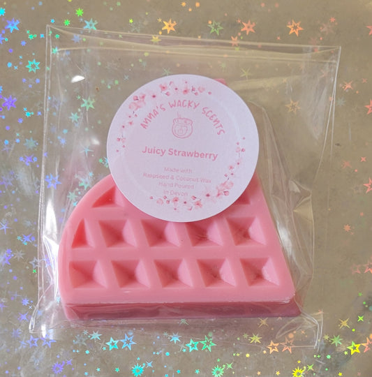 Juicy Strawberry Waffle Wax Melts