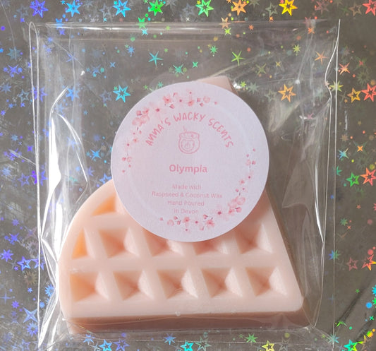 Salty Vanilla Plum (Olympia) Waffle Wax Melts