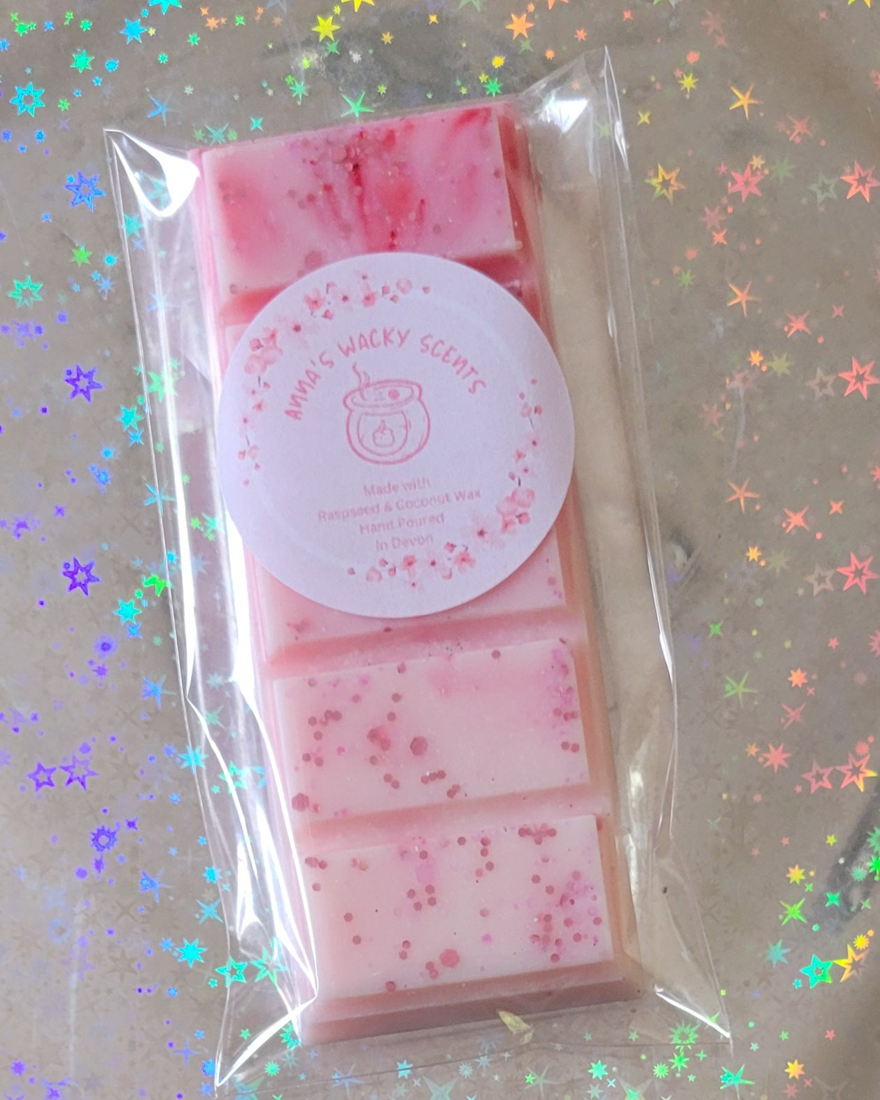 English Strawberry & Marshmallow Snap Bar Wax Melts