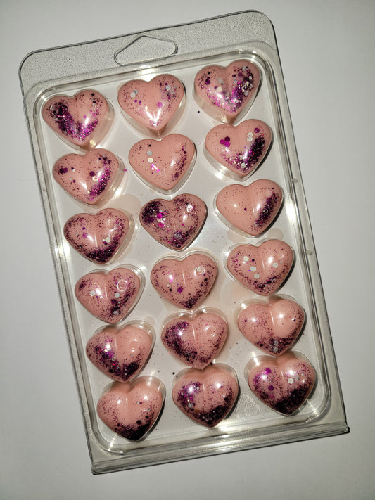 Winter Rose & Pink Pepper 18pk Heart Wax Melts