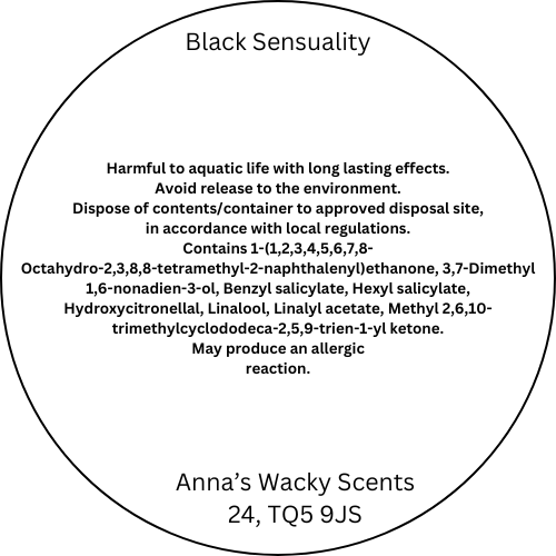 Black Sensuality Snap Bar Wax Melts