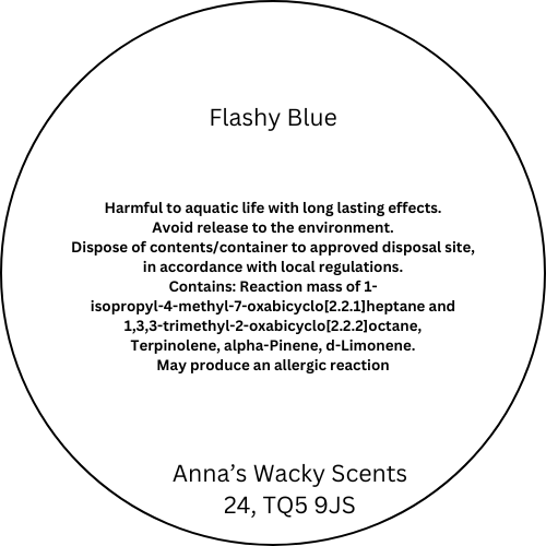 Flashy Blue Snap Bar Wax Melts