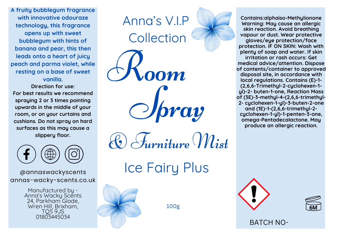 Ice Fairy Plus Odouraze Room Spray