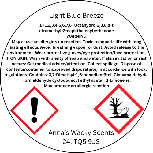 Light Blue Breeze Snap Bar Wax Melts