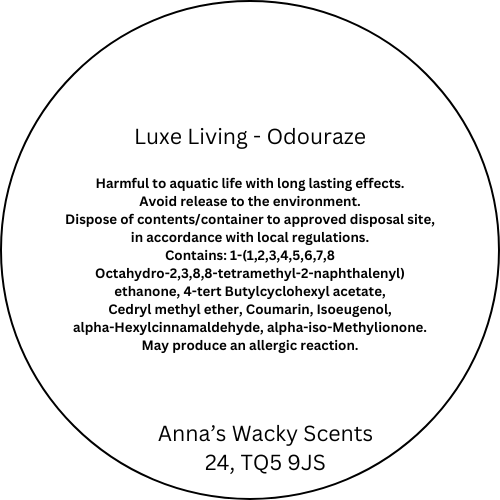 Luxe Living Odouraze Snap Bar Wax Melts