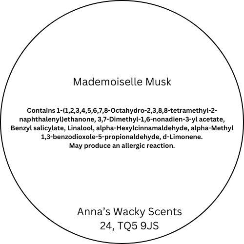 Mademoiselle Musk Snap Bar Wax Melts