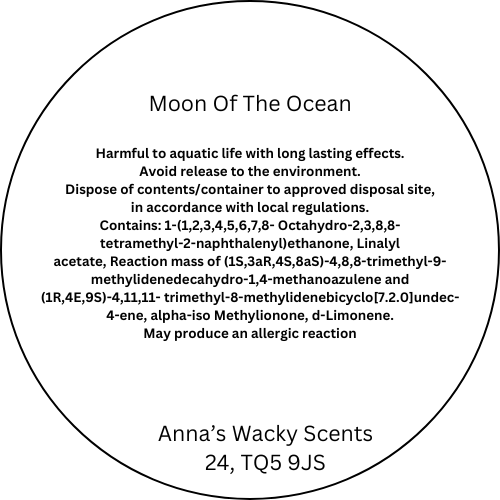 Moon Of The Ocean Snap Bar Wax Melts