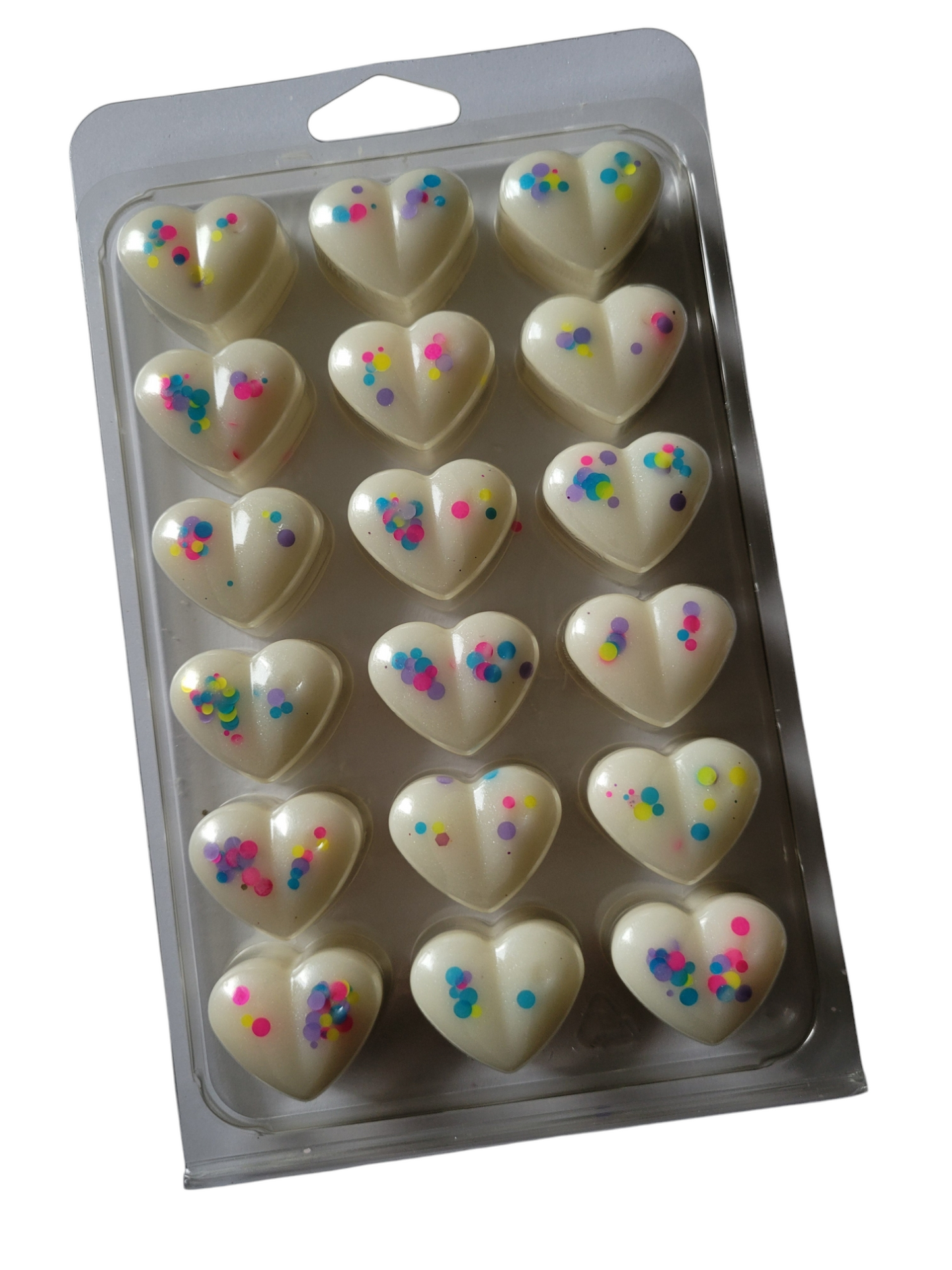 Birthday Cake 18pk Heart Wax Melts