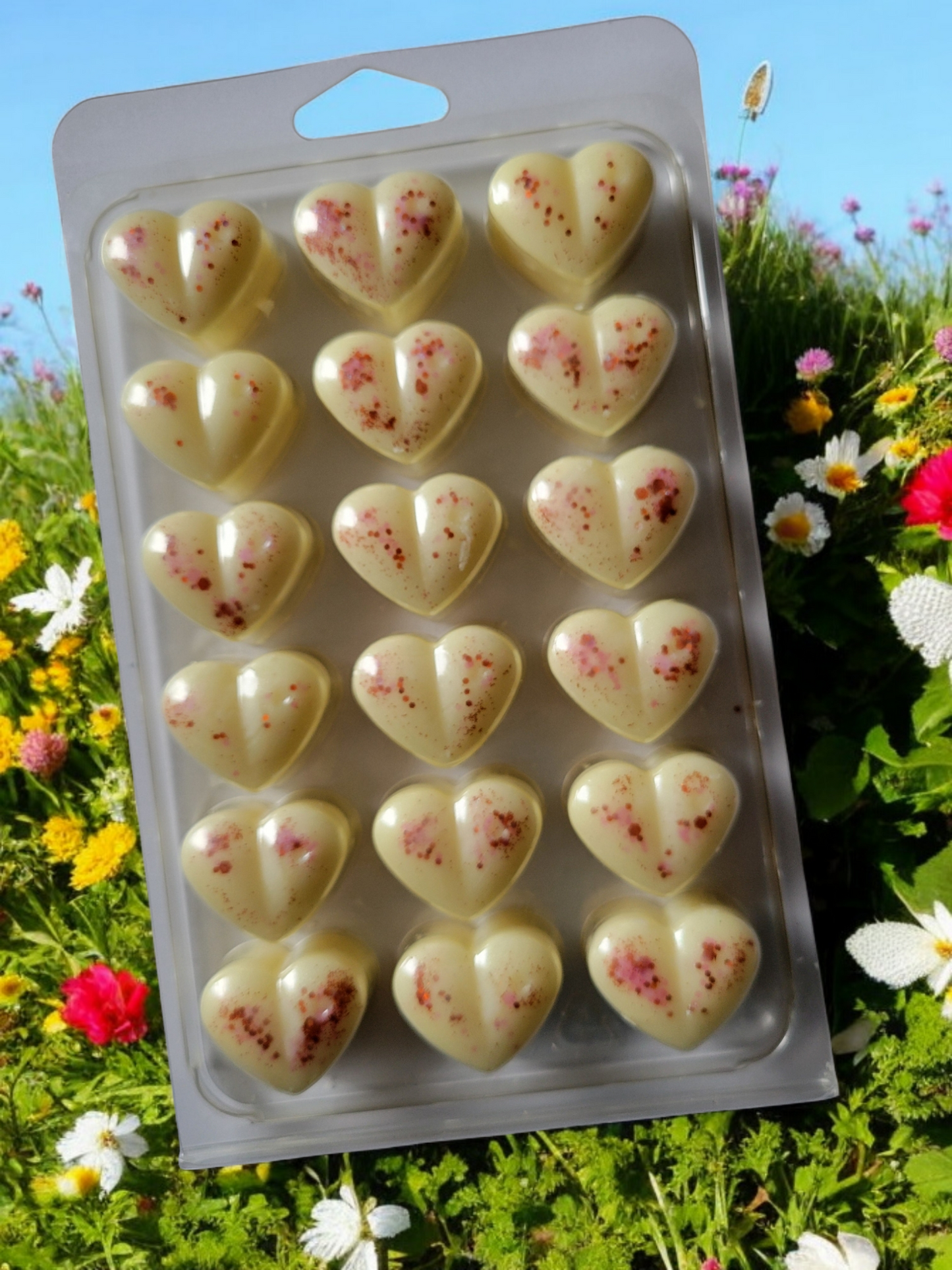 Cupcake 18pk Heart Wax Melts