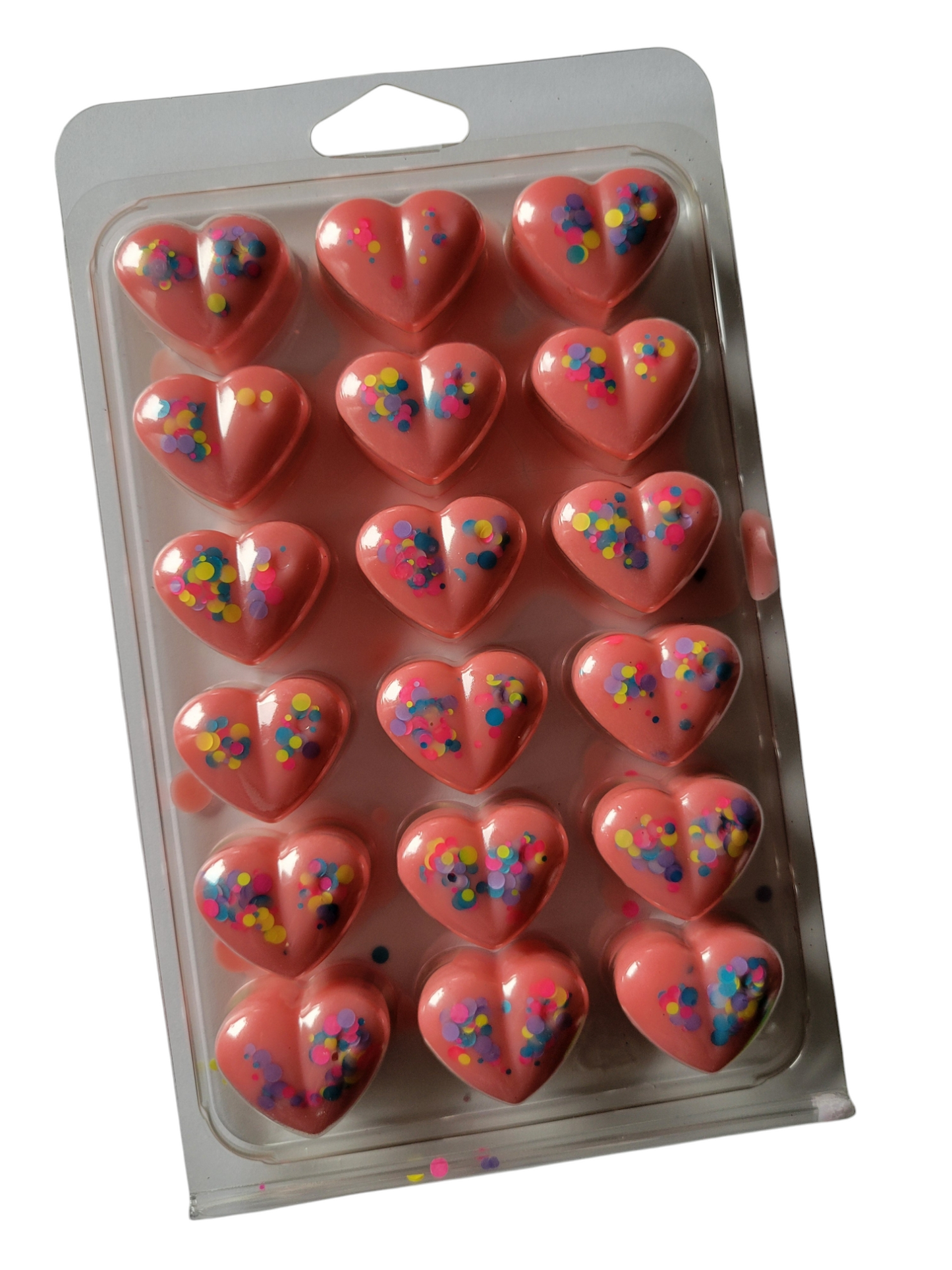 Rainbow Cake 18pk Heart Wax Melts