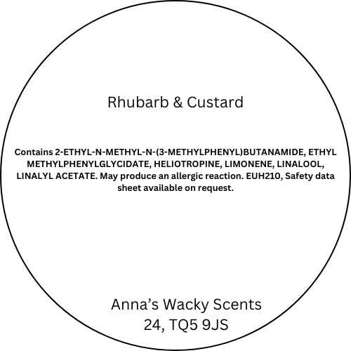 Rhubarb & Custard Snap Bar Wax Melts