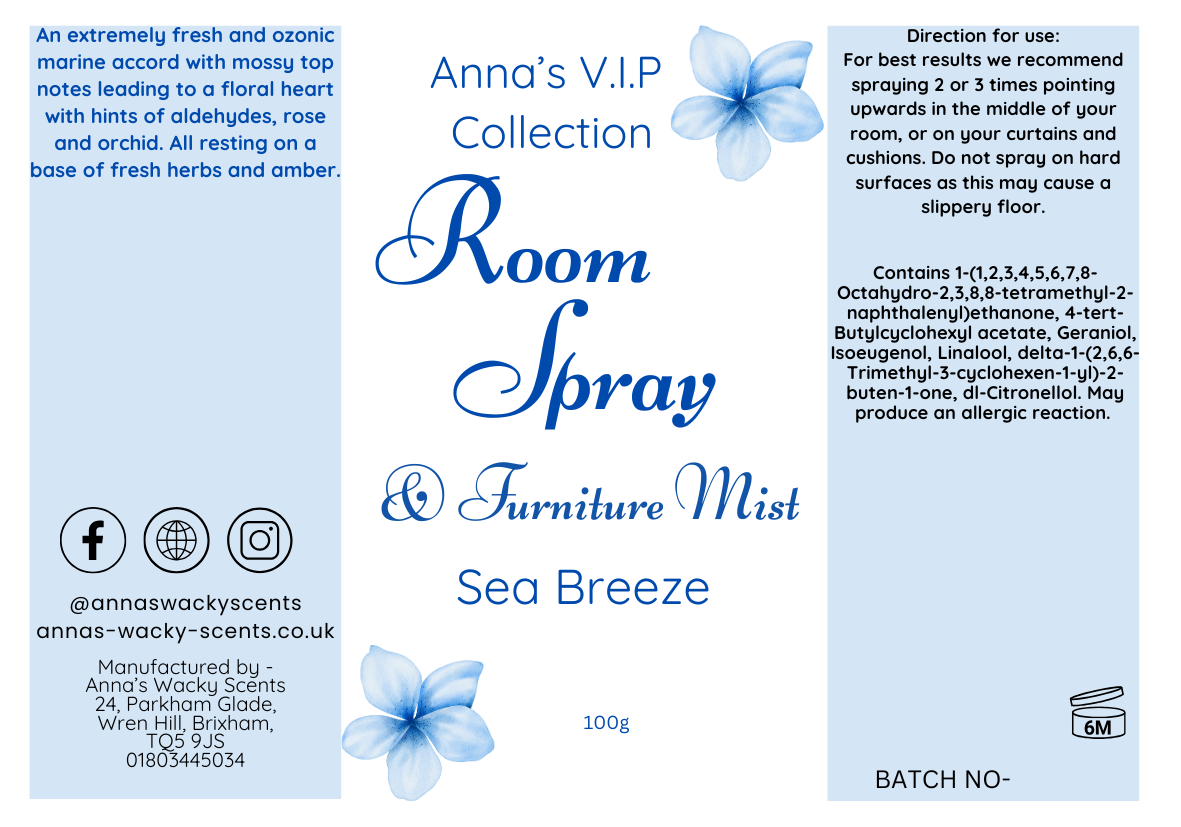 Coastal Breeze Room Spray