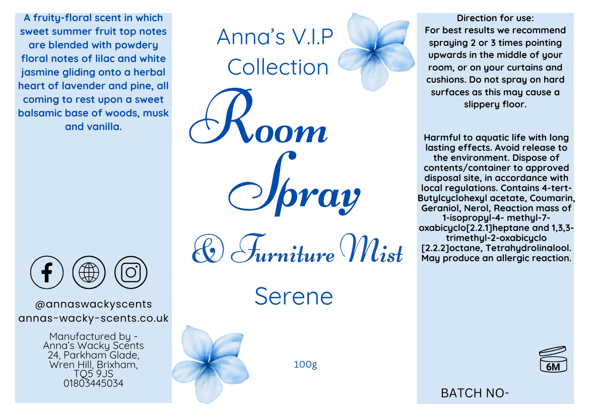Serene Room Spray