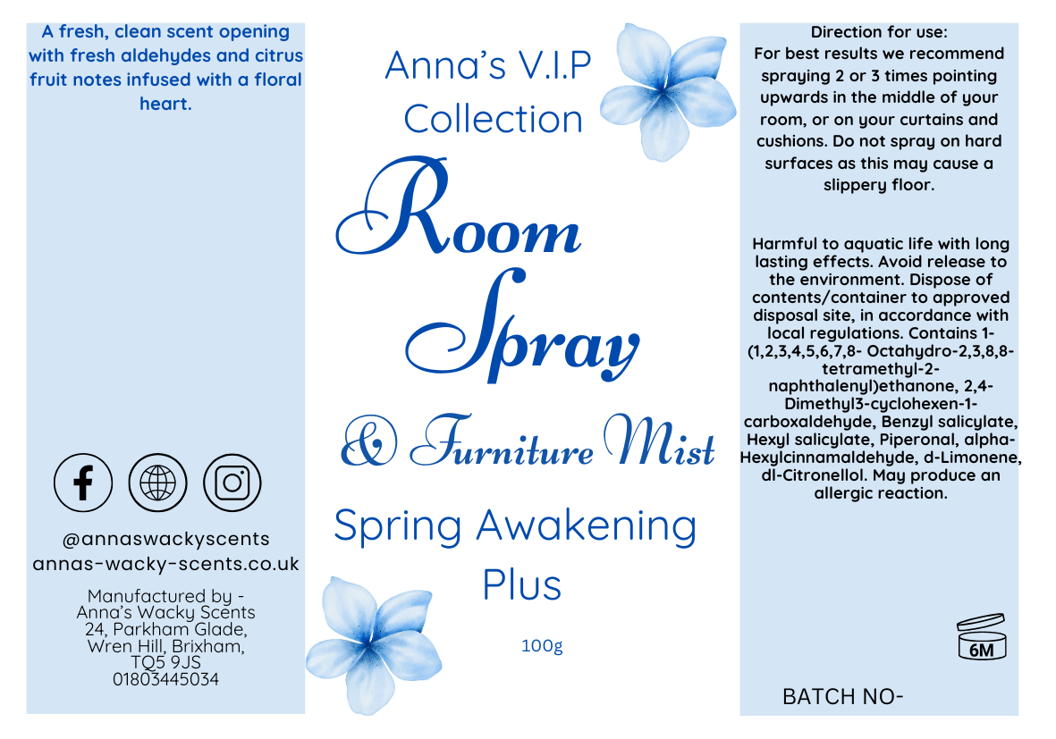 Spring Awakening Plus Odouraze Room Spray