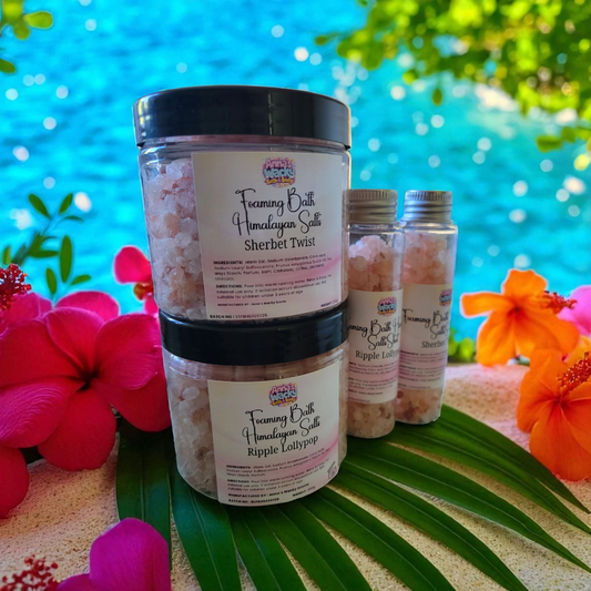 Foaming Bath Himalayan Salts